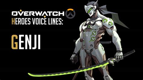 I have the same combination except after "your eyes" I say "my work here is done" for the full quad voice line perfection. . Genji ultimate voice line